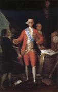 Portrait of the Count of Floridablance and Goya Francisco Goya